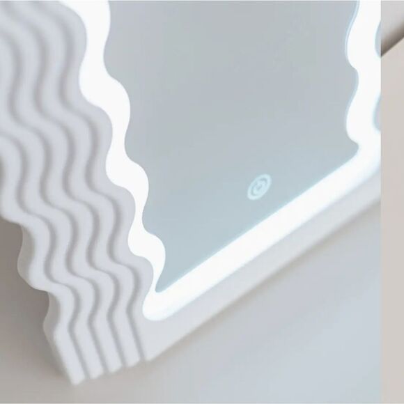 Danielle Creations L.E.D. Wavy Vanity Mirror - Picture 3 of 8